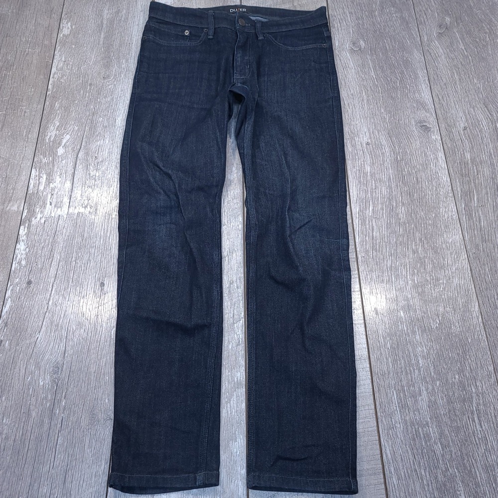 DU/ER Jeans Mens 30x30 Indigo Blue L2X Slim Fit Performance Stretch Denim